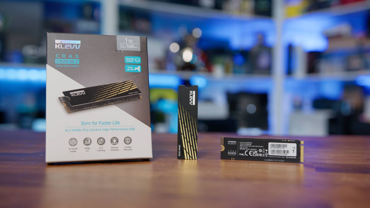 KLEVV Cras C925 1TB Gen4 M.2 SSD Review