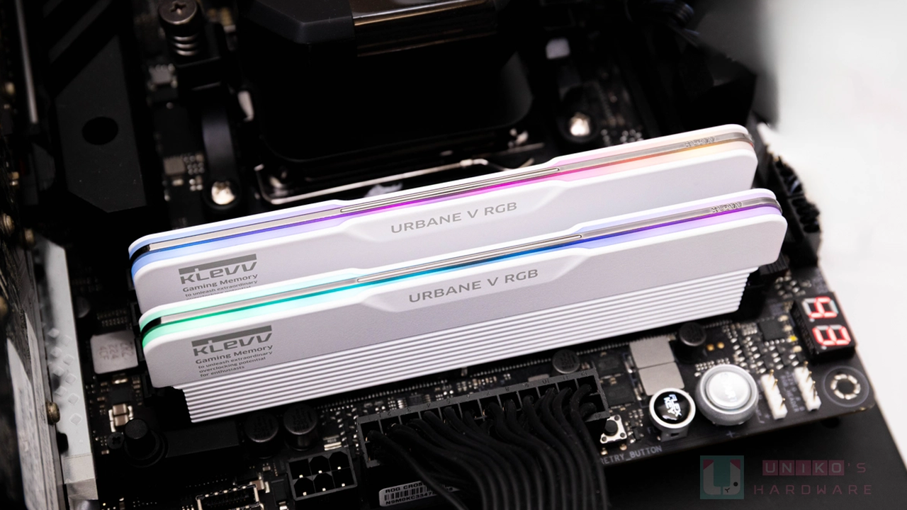 時尚與效能的結合！KLEVV URBANE V RGB DDR5-6000 評測